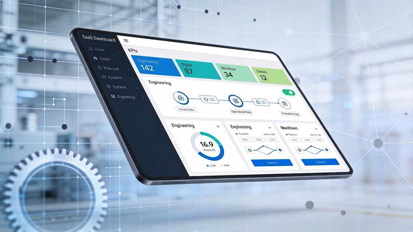 Industrielle Agilität – Prozess- und Datenfluss-Dashboard